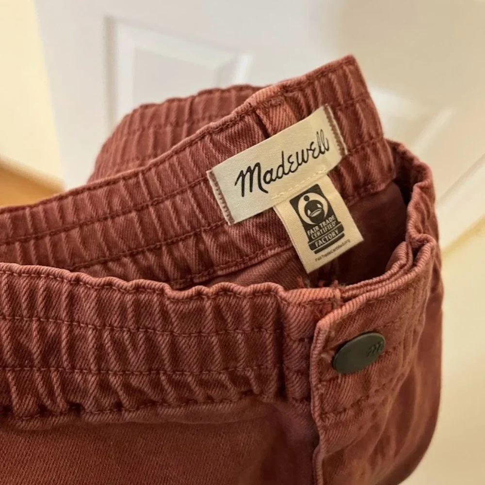 Madewell - Pull-On Relaxed Jeans: Garment-Dyed Edition / X-LARGE - Picture 2 of 5
